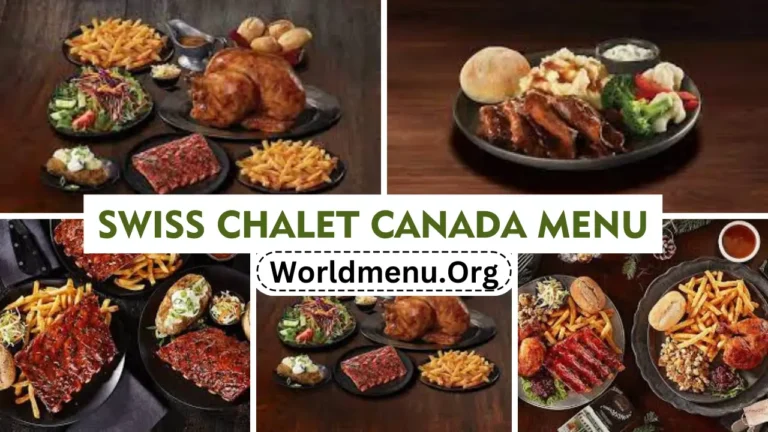 Swiss Chalet Canada Menu Prices Updated 2024