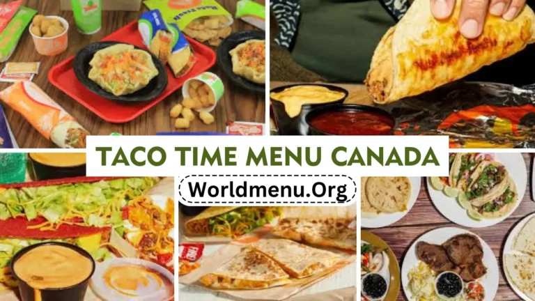 Taco Time Menu Canada Prices Updated 2024