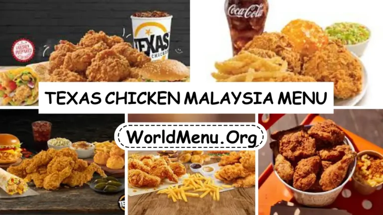 Texas Chicken Malaysia Menu | New Price 2024