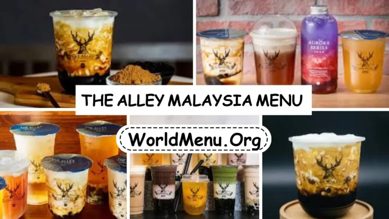 The Alley Malaysia Menu Prices Updated 2024
