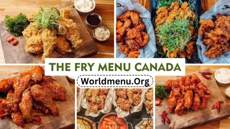 The Fry Menu Canada & Prices 2024