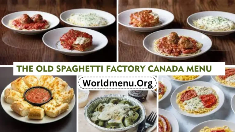 The Old Spaghetti Factory Canada Menu Prices Latest 2024