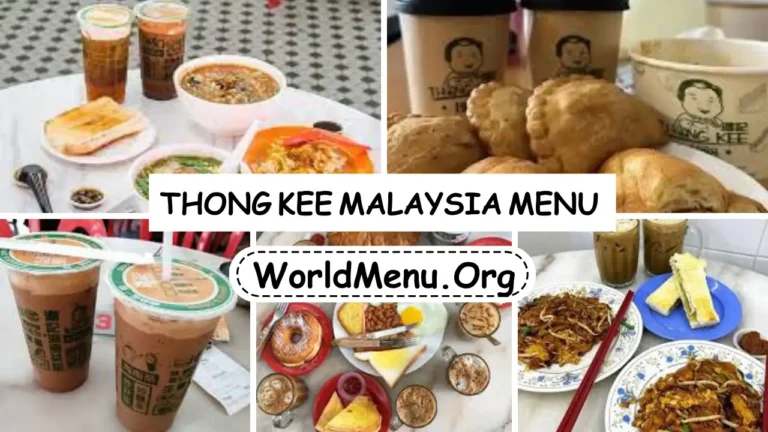 Thong Kee Malaysia Menu Prices Recently 2024