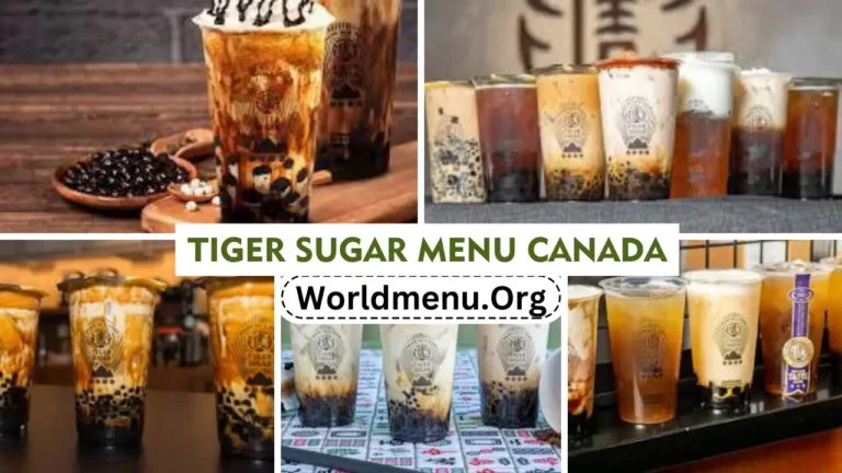 Tiger Sugar Menu & Updated Prices 2024