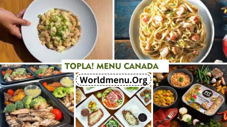 Topla! Menu Canada Prices Up To Data 2024