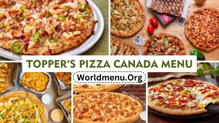 Topper’s Pizza Canada Menu Prices Up To Data 2024