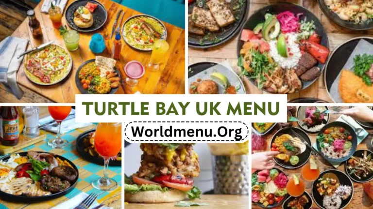 Turtle Bay United Kingdom Menu Prices New 2024