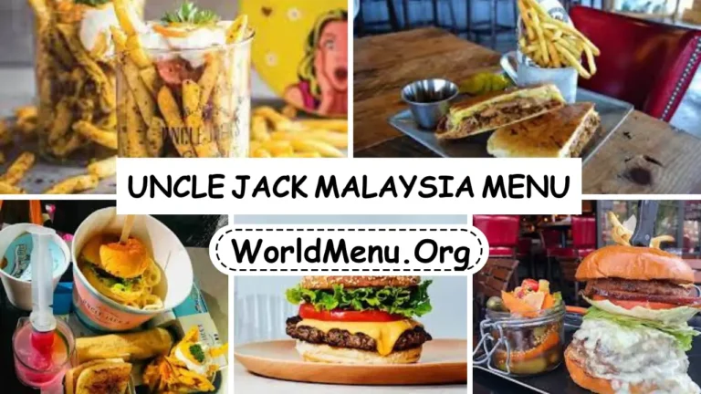 Uncle Jack Malaysia Menu Prices Now 2024