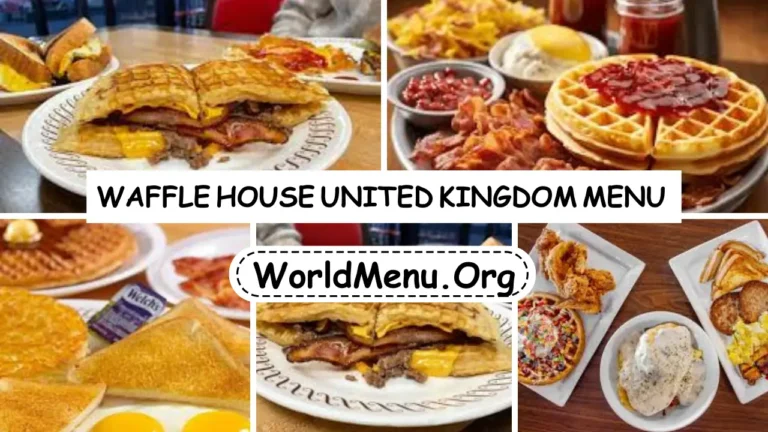Waffle House United Kingdom Menu & Updated Prices 2024