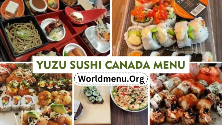 Yuzu Sushi Canada Menu Prices Current 2024