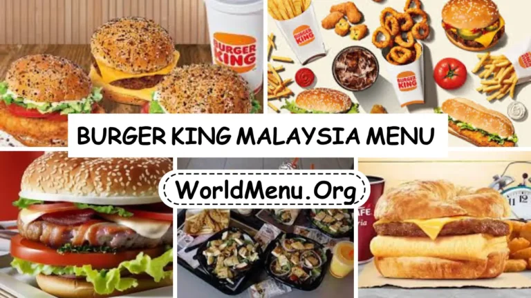 burger king malaysia Menu Prices Latest 2024