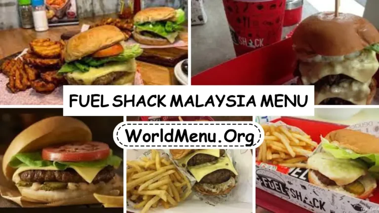 fuel shack malaysia Menu & Recent Prices 2024