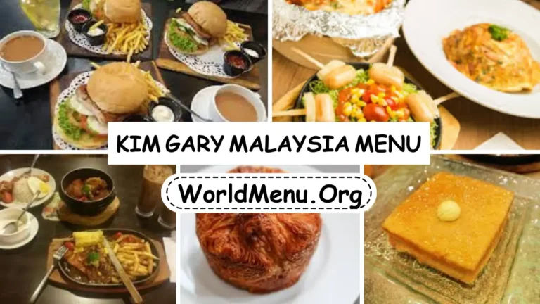 kim gary malaysia Menu Prices Latest 2024
