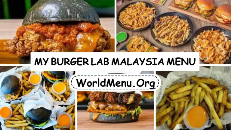 my burger lab malaysia Menu & Prices 2024