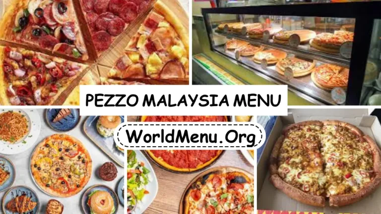 pezzo malaysia Menu Prices Updated 2024