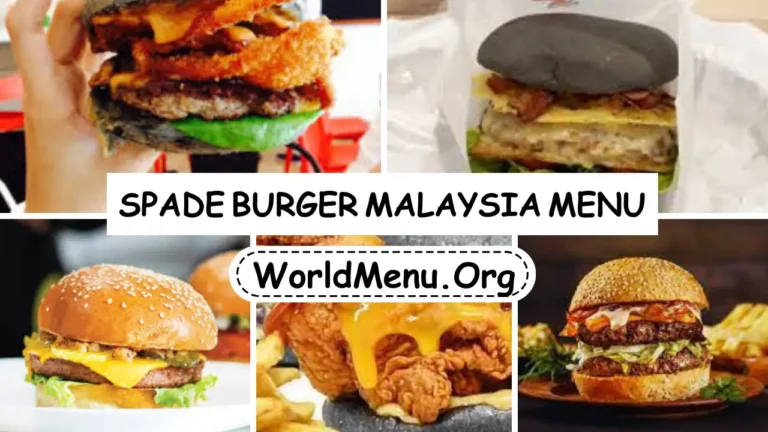 spade burger malaysia Menu Prices Latest 2024