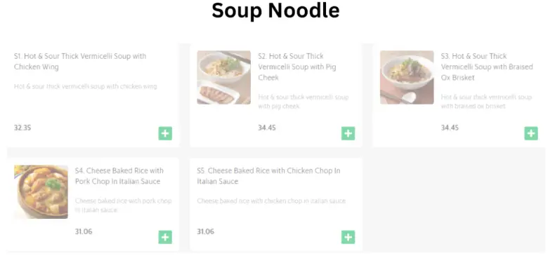 Chatterbox Soup Noodle prices
