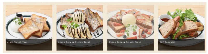 Gram Cafe And Pancakes Singapore Fresh Toasts Menu Price