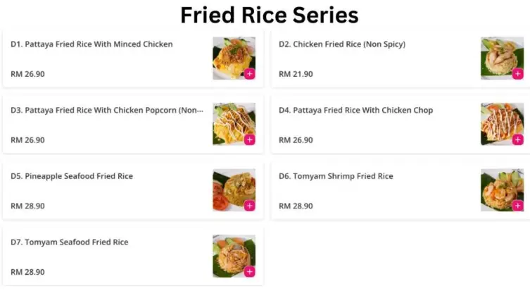 Mama Mee Yah Fried Rice Series price