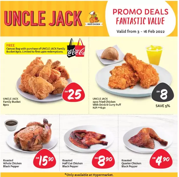 Uncle Jack Malaysia Menu Prices 