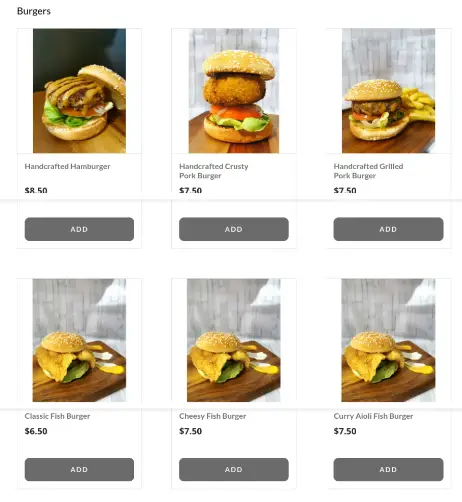 Zipp Burger And Pasta Burgers Menu Price